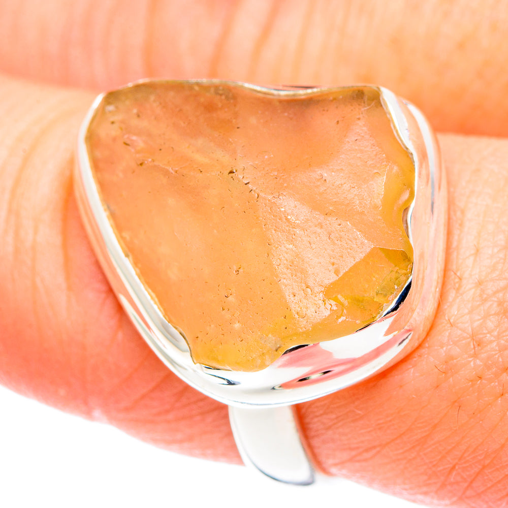 Libyan Glass Rings handcrafted by Anasilvercos - RING90045