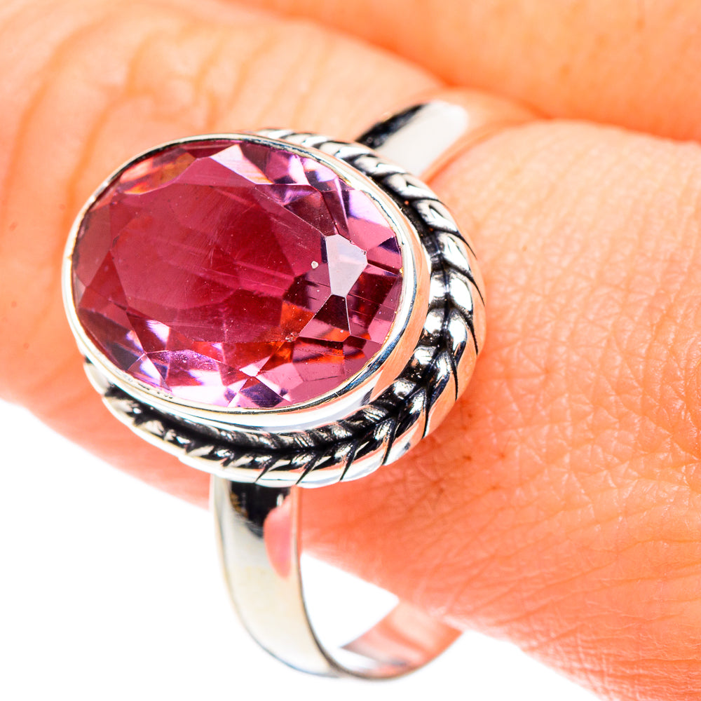 Color Change Alexandrite (Lab.) Rings handcrafted by Anasilvercos - RING90052