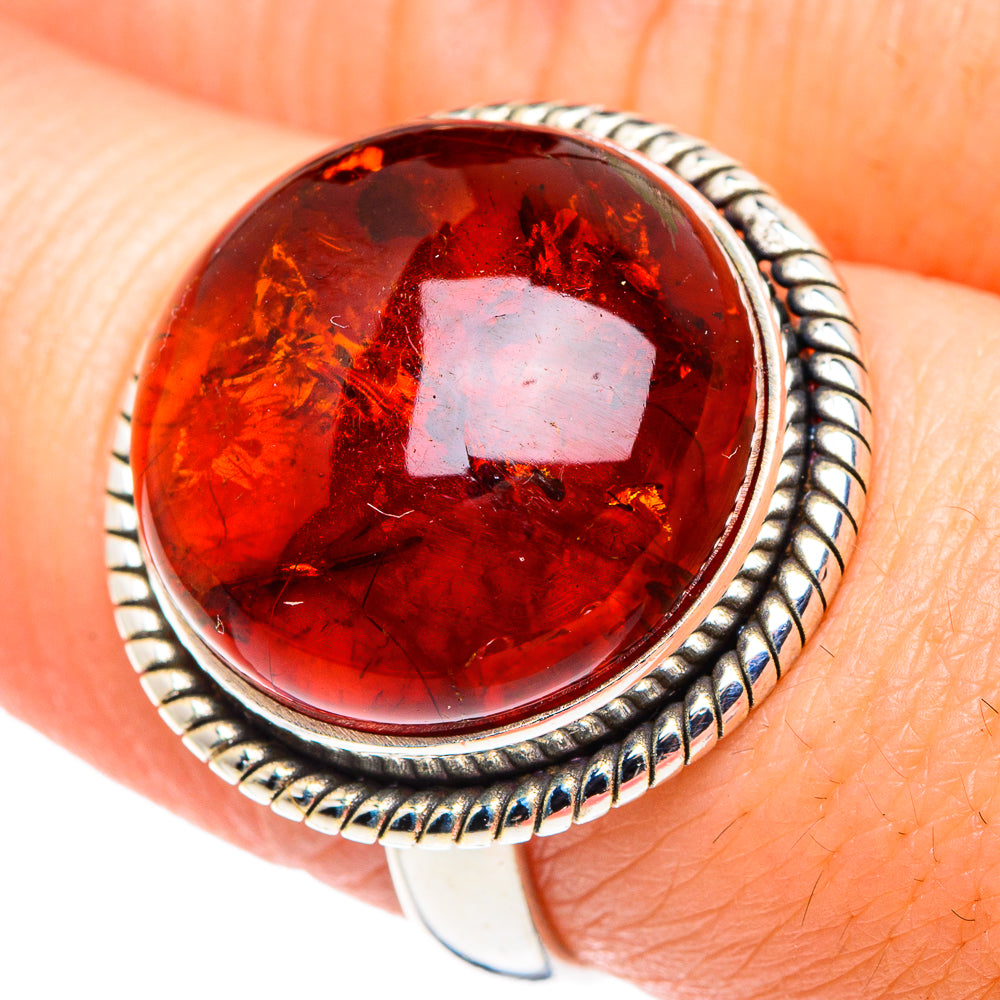 Baltic Amber Rings handcrafted by Anasilvercos - RING90081
