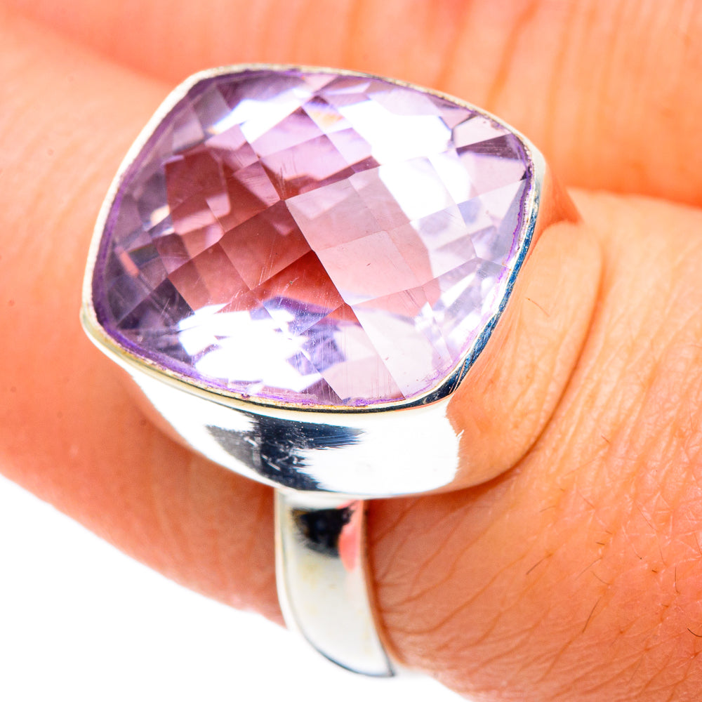 Amethyst Rings handcrafted by Anasilvercos - RING90091