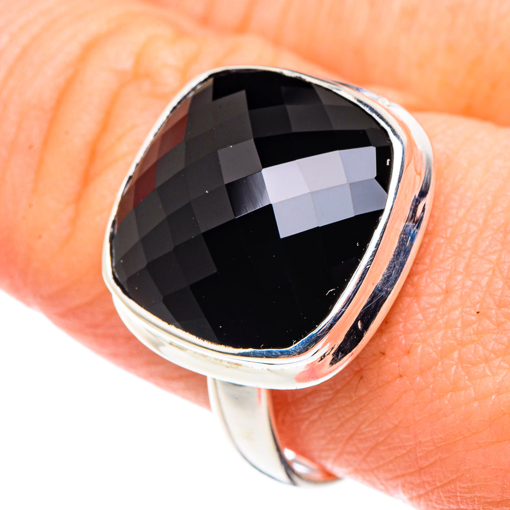 Black Onyx Rings handcrafted by Anasilvercos - RING90093