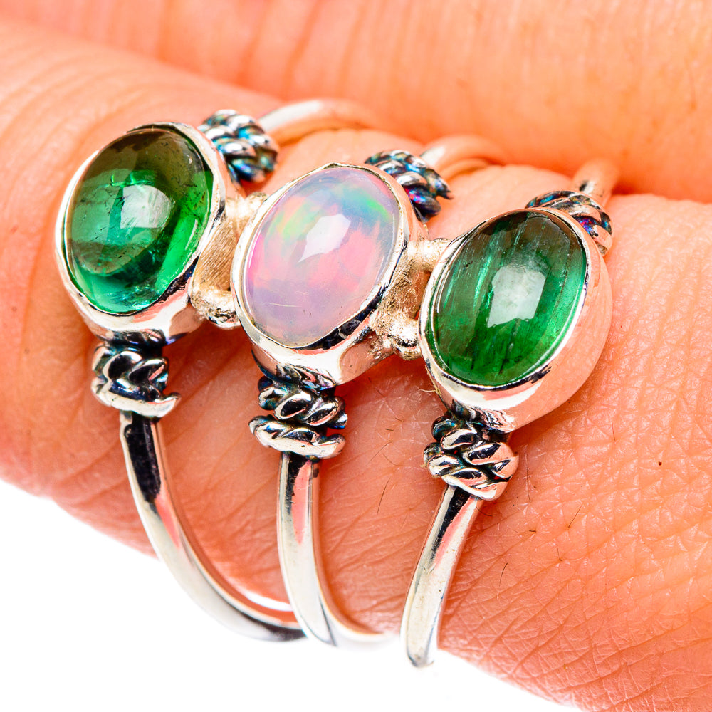 Ethiopian Opal Rings handcrafted by Anasilvercos - RING90097
