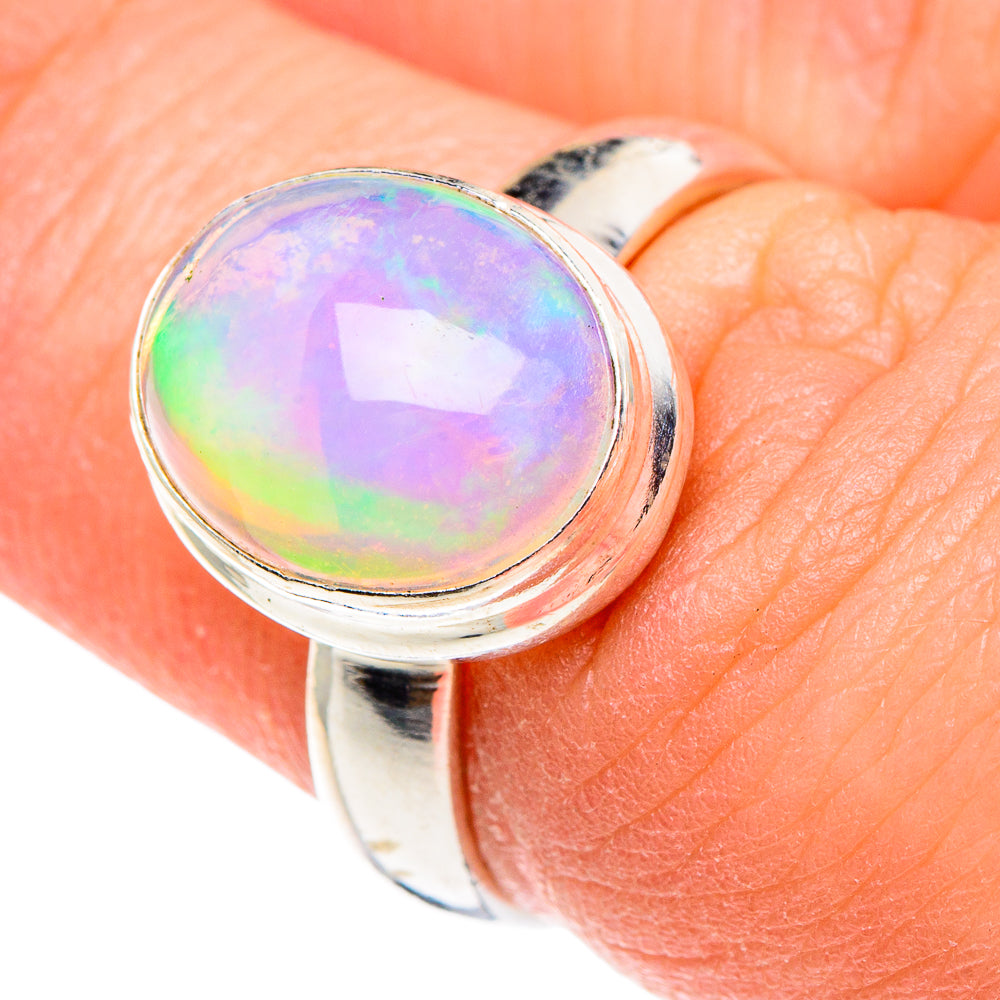Ethiopian Opal Rings handcrafted by Anasilvercos - RING90098