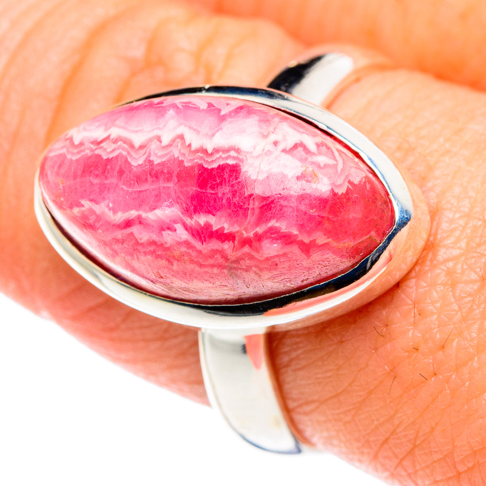 Rhodochrosite Rings handcrafted by Anasilvercos - RING90118