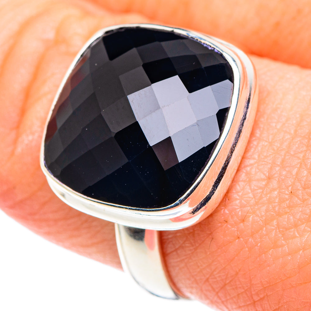 Black Onyx Rings handcrafted by Anasilvercos - RING90126