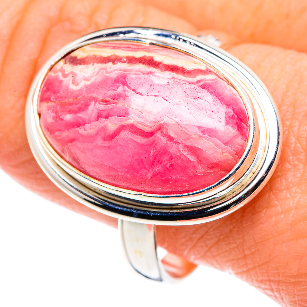 Rhodochrosite Rings handcrafted by Anasilvercos - RING90151