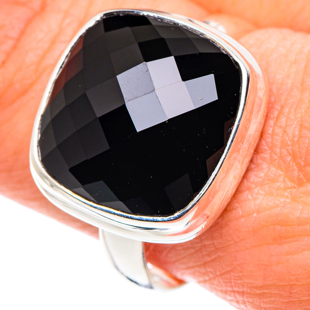Black Onyx Rings handcrafted by Anasilvercos - RING90157