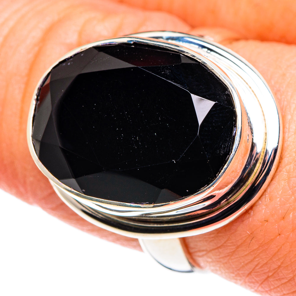 Black Onyx Rings handcrafted by Anasilvercos - RING90158