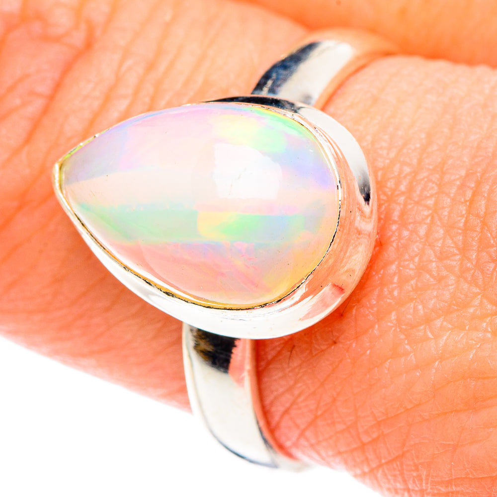 Ethiopian Opal Rings handcrafted by Anasilvercos - RING90160