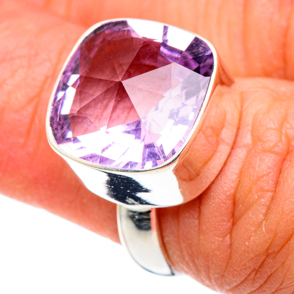 Amethyst Rings handcrafted by Anasilvercos - RING90220