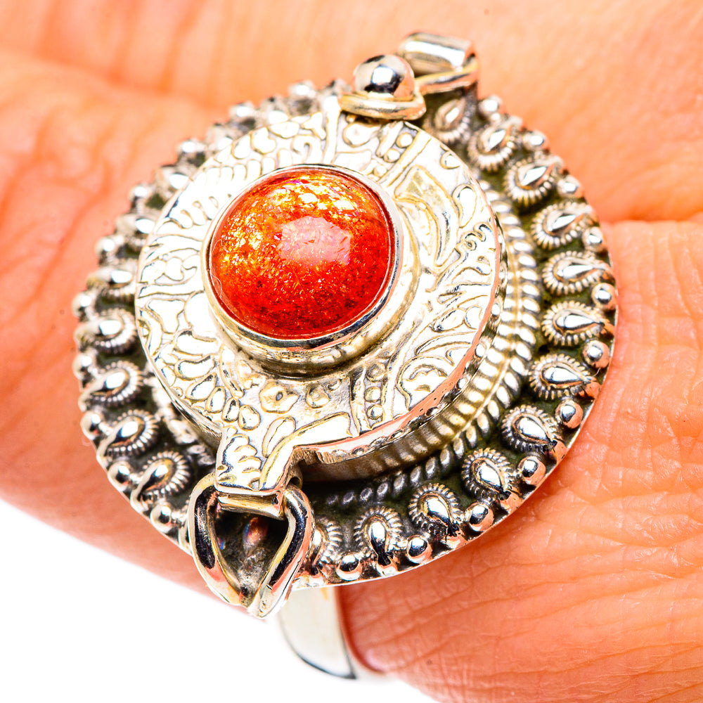 Sunstone Rings handcrafted by Anasilvercos - RING90256