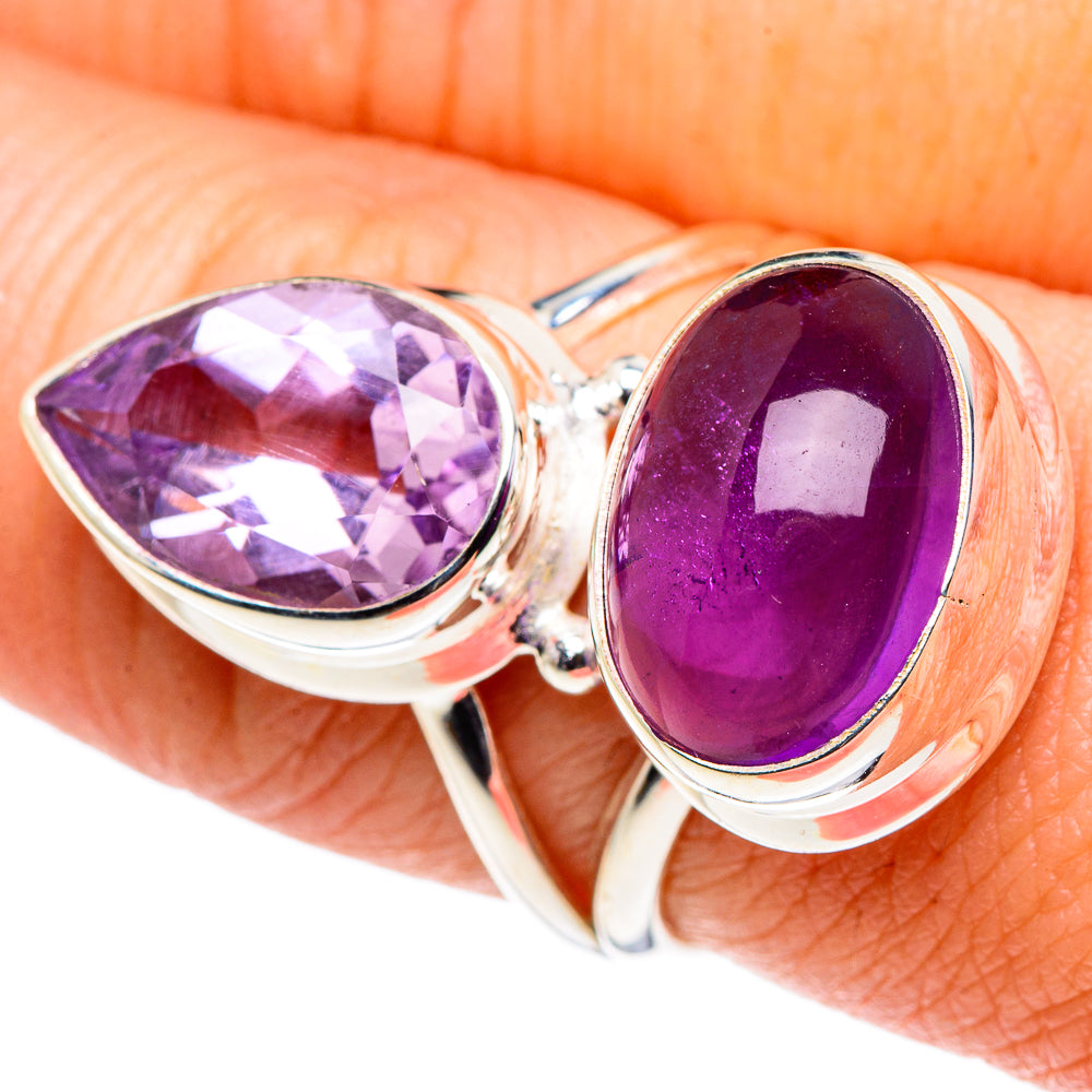 Amethyst Rings handcrafted by Anasilvercos - RING90263