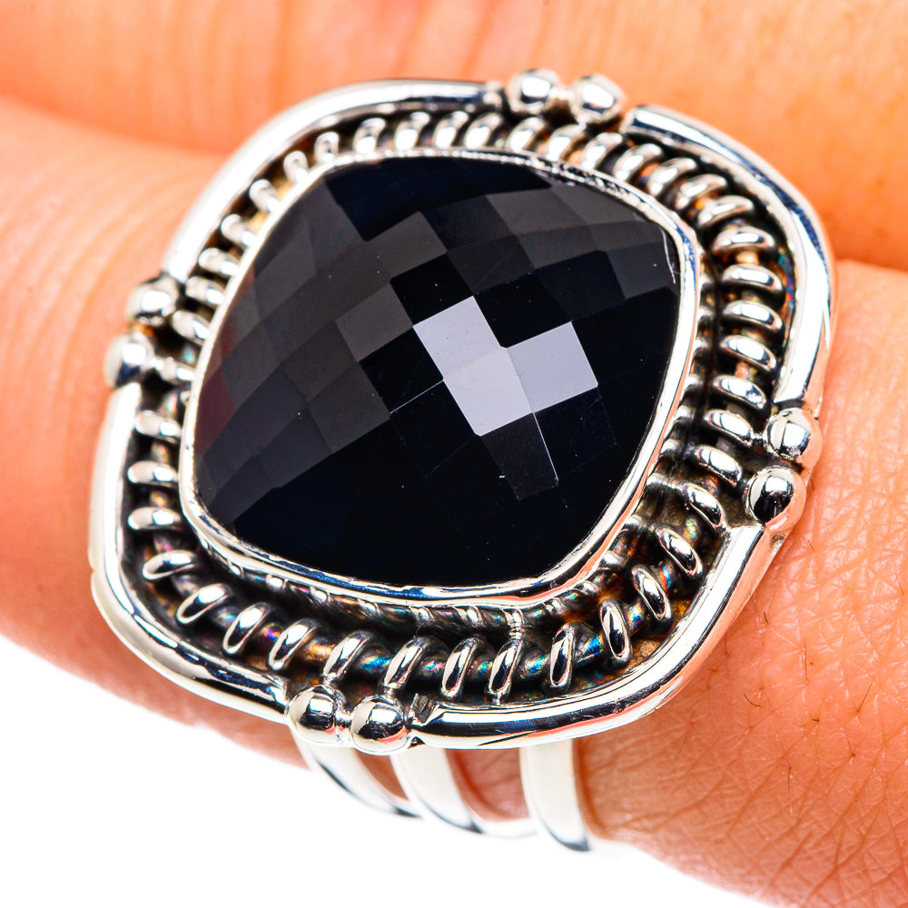 Black Onyx Rings handcrafted by Anasilvercos - RING90267