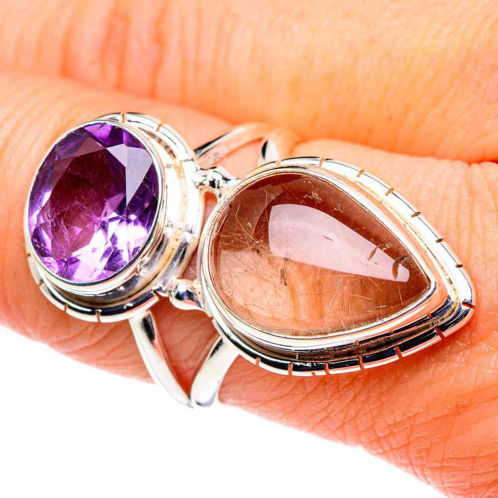 Rutilated Quartz Rings handcrafted by Anasilvercos - RING90277