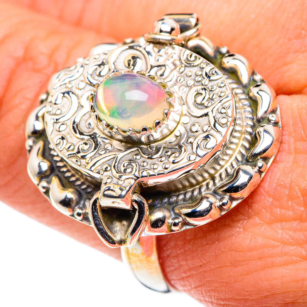 Ethiopian Opal Rings handcrafted by Anasilvercos - RING90279
