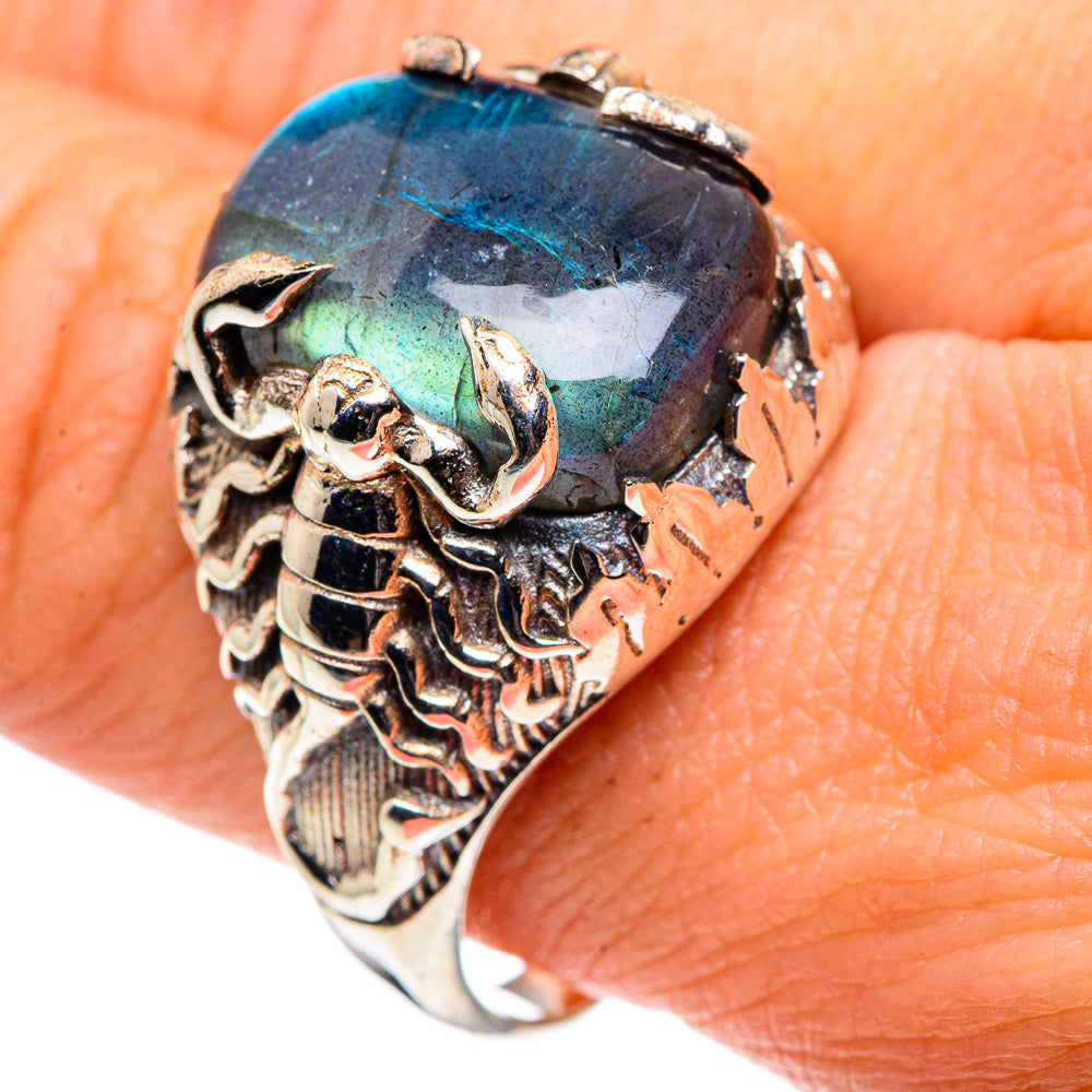 Labradorite Rings handcrafted by Anasilvercos - RING90286