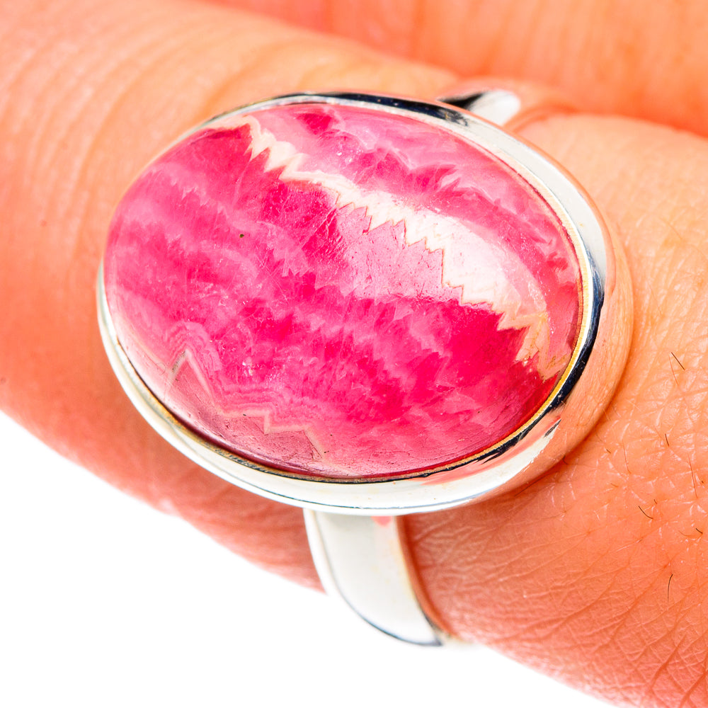 Rhodochrosite Rings handcrafted by Anasilvercos - RING90332