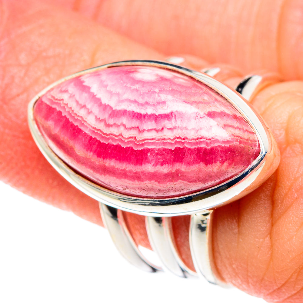 Rhodochrosite Rings handcrafted by Anasilvercos - RING90333