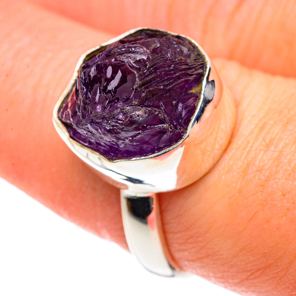 Amethyst Rings handcrafted by Anasilvercos - RING90336