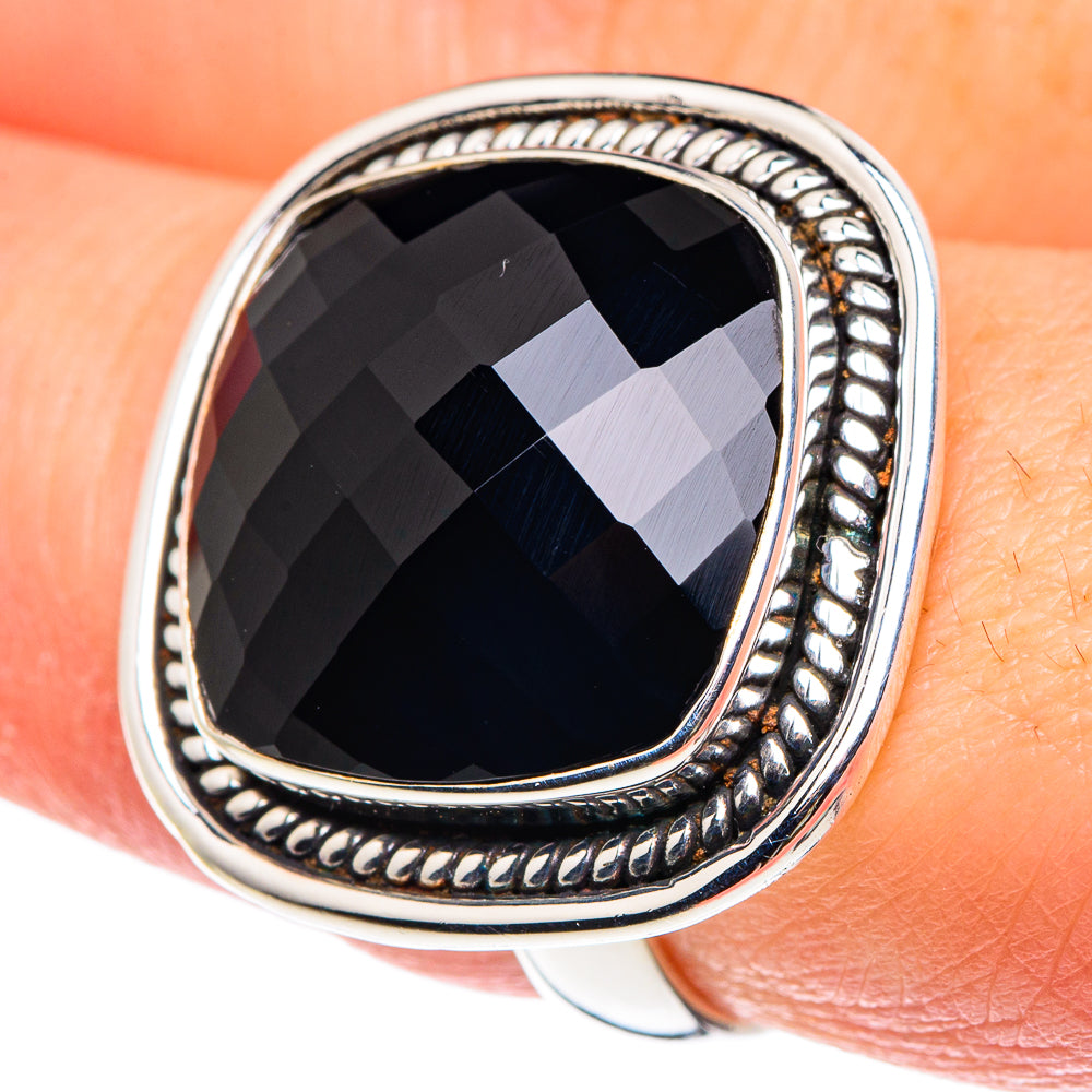 Black Onyx Rings handcrafted by Anasilvercos - RING90337