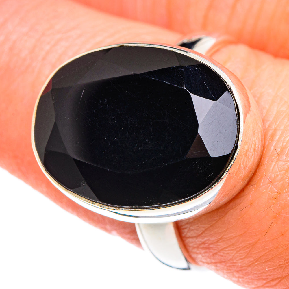 Black Onyx Rings handcrafted by Anasilvercos - RING90338