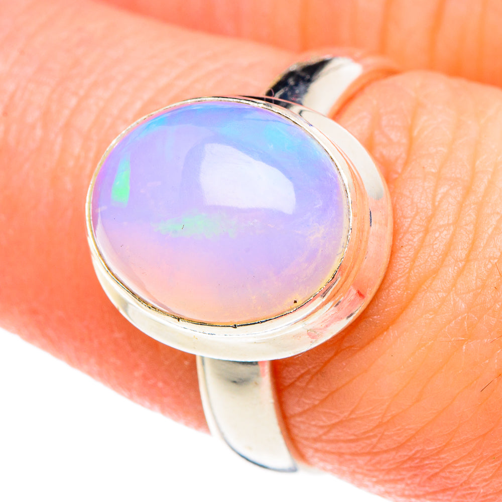 Ethiopian Opal Rings handcrafted by Anasilvercos - RING90343