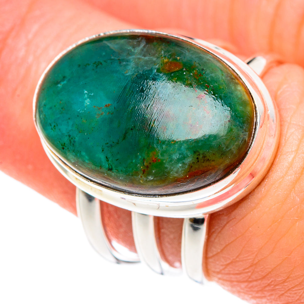 Peruvian Opal Rings handcrafted by Anasilvercos - RING90353