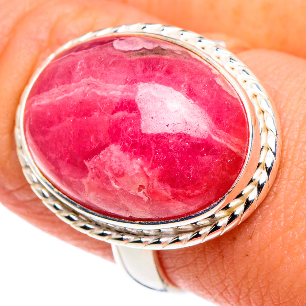 Rhodochrosite Rings handcrafted by Anasilvercos - RING90362