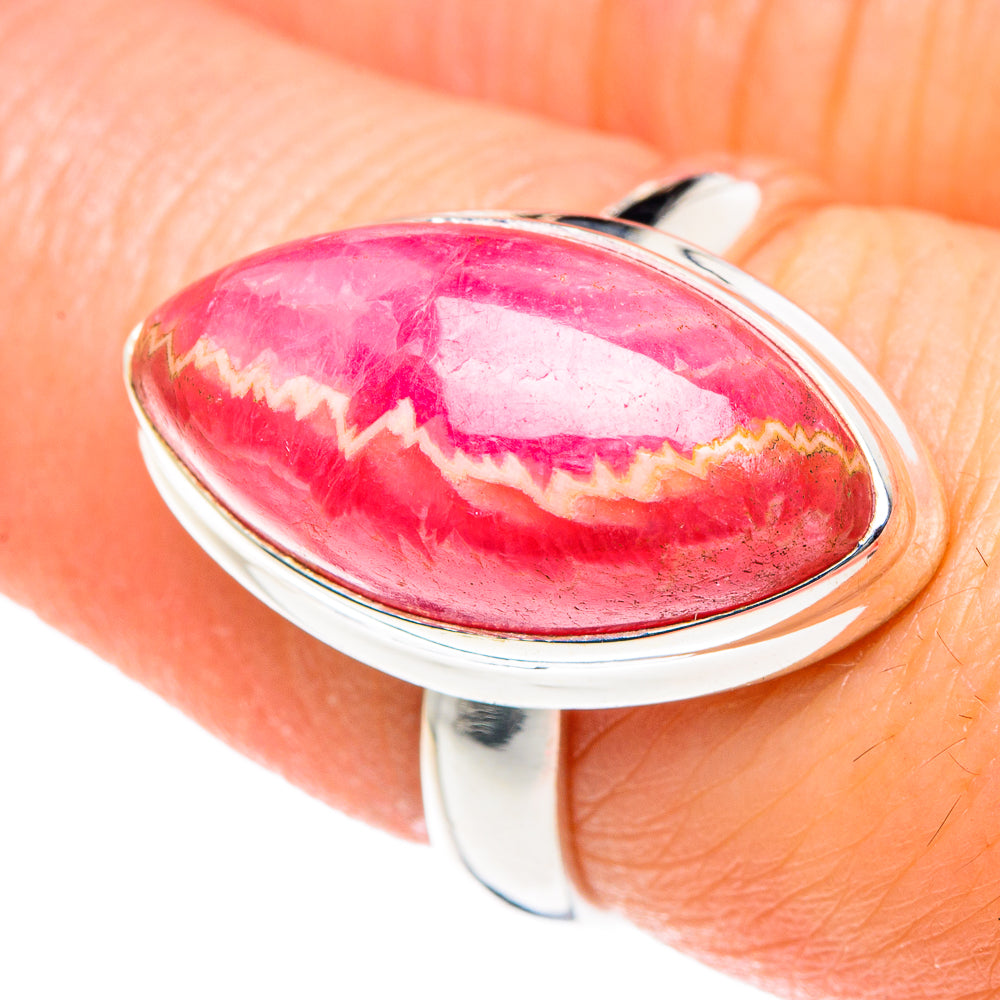 Rhodochrosite Rings handcrafted by Anasilvercos - RING90364