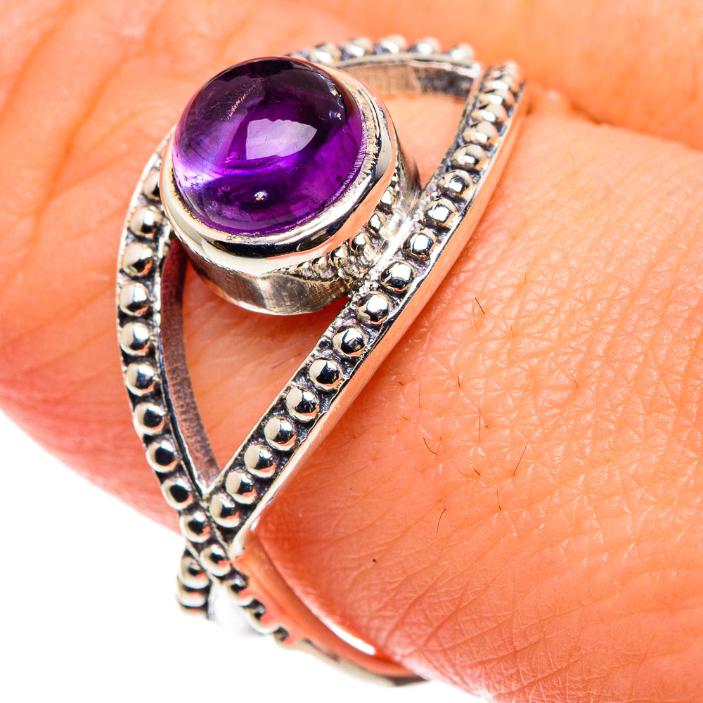 Amethyst Rings handcrafted by Anasilvercos - RING90366