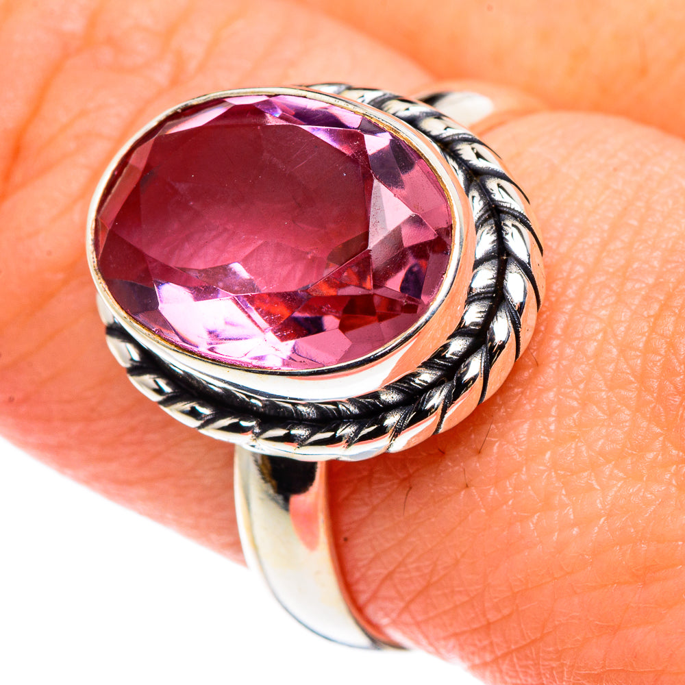 Color Change Alexandrite (Lab.) Rings handcrafted by Anasilvercos - RING90367
