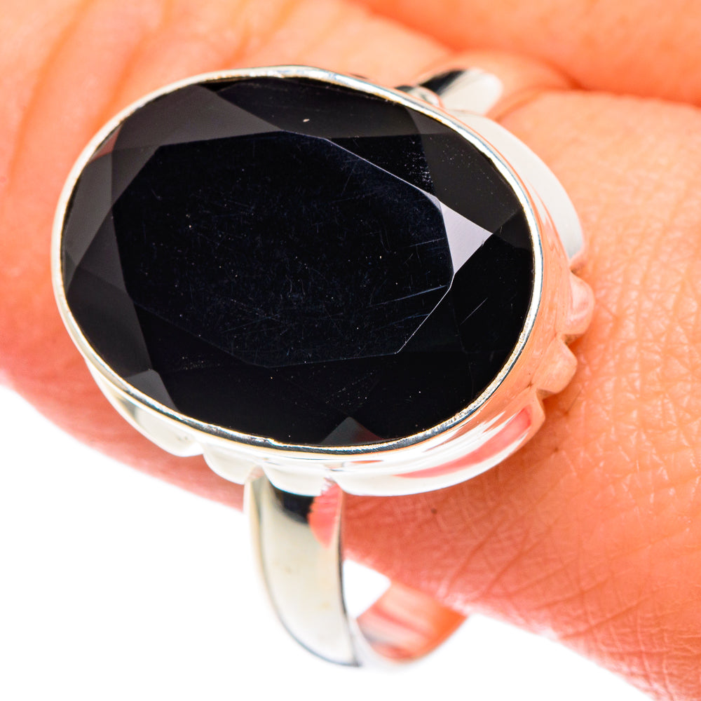 Black Onyx Rings handcrafted by Anasilvercos - RING90370