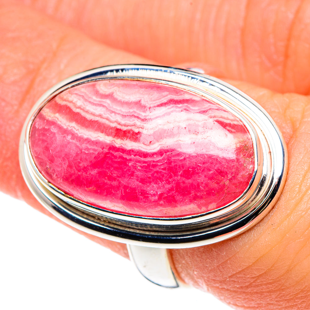 Rhodochrosite Rings handcrafted by Anasilvercos - RING90394