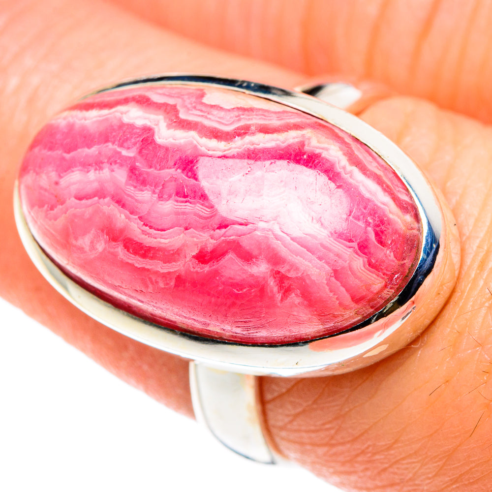 Rhodochrosite Rings handcrafted by Anasilvercos - RING90418