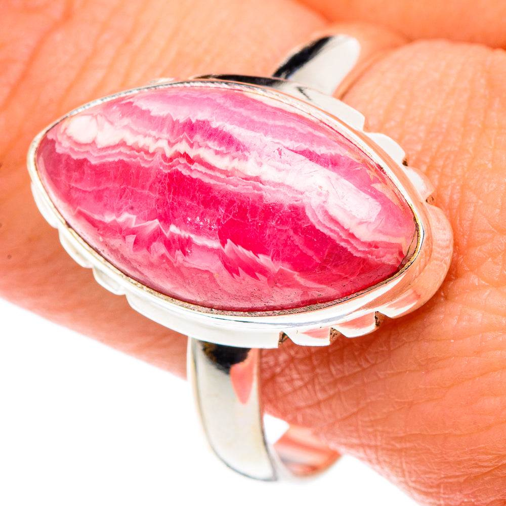 Rhodochrosite Rings handcrafted by Anasilvercos - RING90419