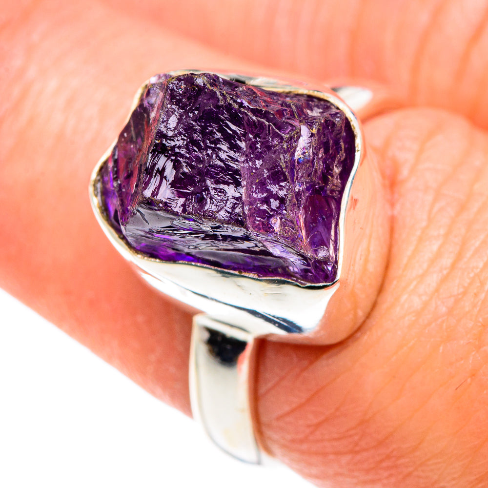 Amethyst Rings handcrafted by Anasilvercos - RING90423