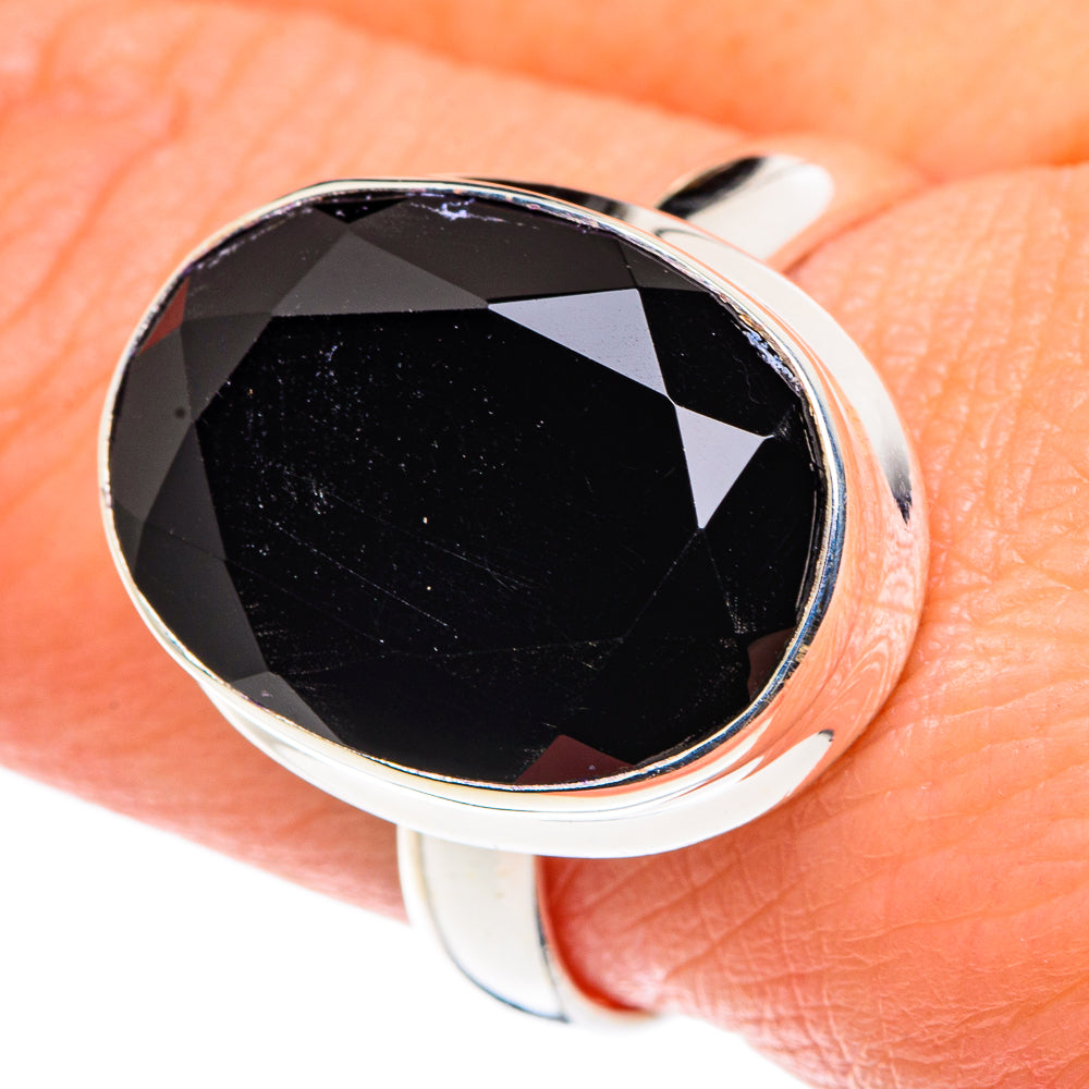 Black Onyx Rings handcrafted by Anasilvercos - RING90424