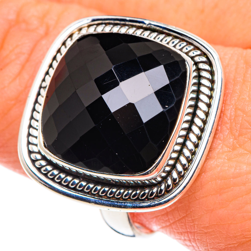 Black Onyx Rings handcrafted by Anasilvercos - RING90425