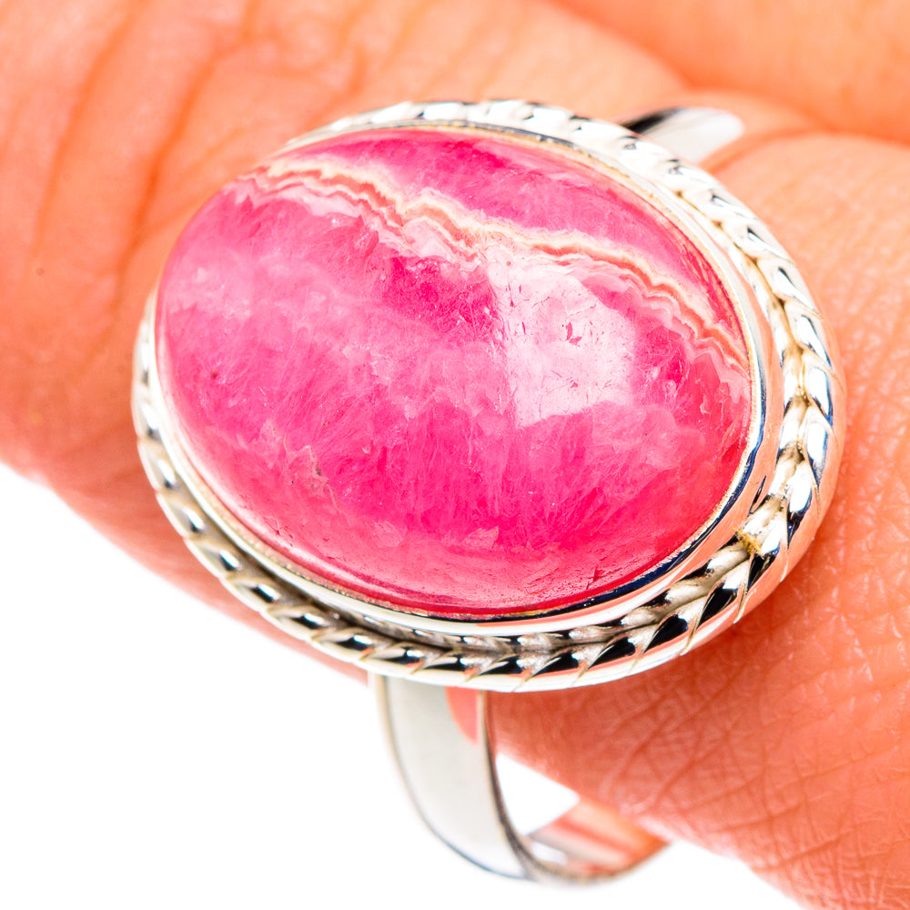Rhodochrosite Rings handcrafted by Anasilvercos - RING90443