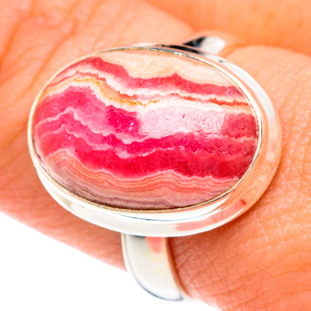 Rhodochrosite Rings handcrafted by Anasilvercos - RING90488