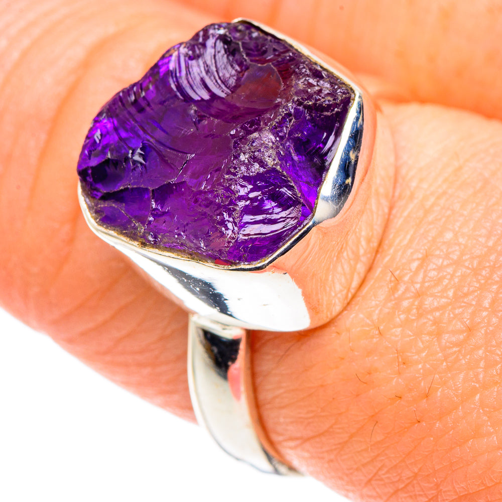Amethyst Rings handcrafted by Anasilvercos - RING90491