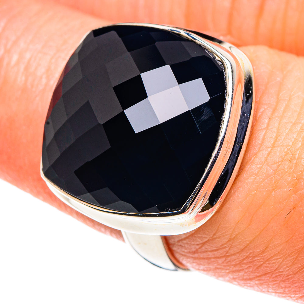 Black Onyx Rings handcrafted by Anasilvercos - RING90492