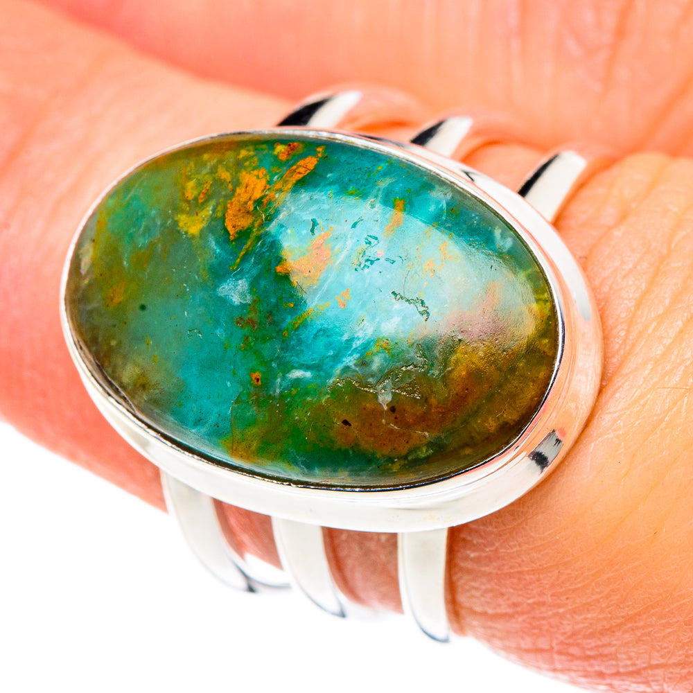 Peruvian Opal Rings handcrafted by Anasilvercos - RING90497