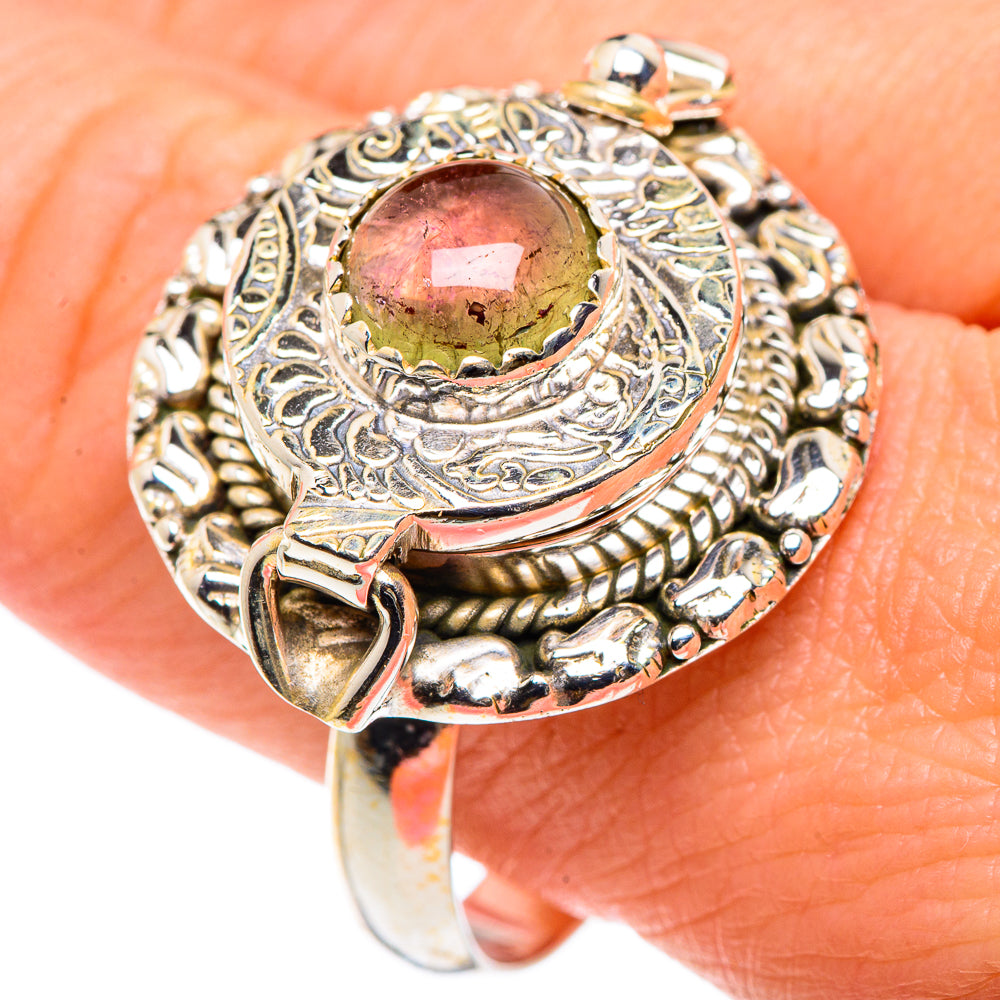 Watermelon Tourmaline Rings handcrafted by Anasilvercos - RING90532
