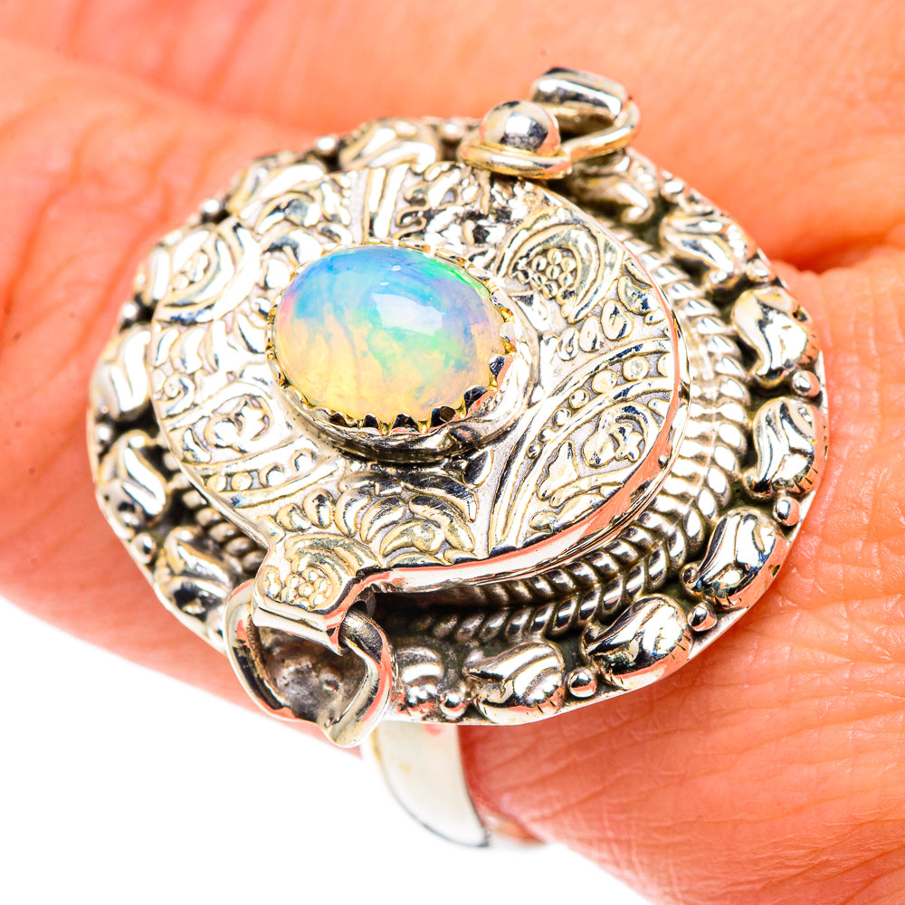 Ethiopian Opal Rings handcrafted by Anasilvercos - RING90535