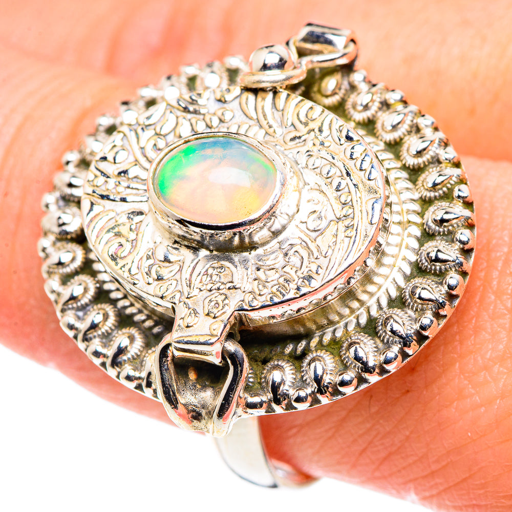 Ethiopian Opal Rings handcrafted by Anasilvercos - RING90585