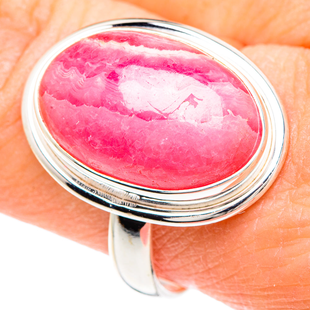 Rhodochrosite Rings handcrafted by Anasilvercos - RING90640