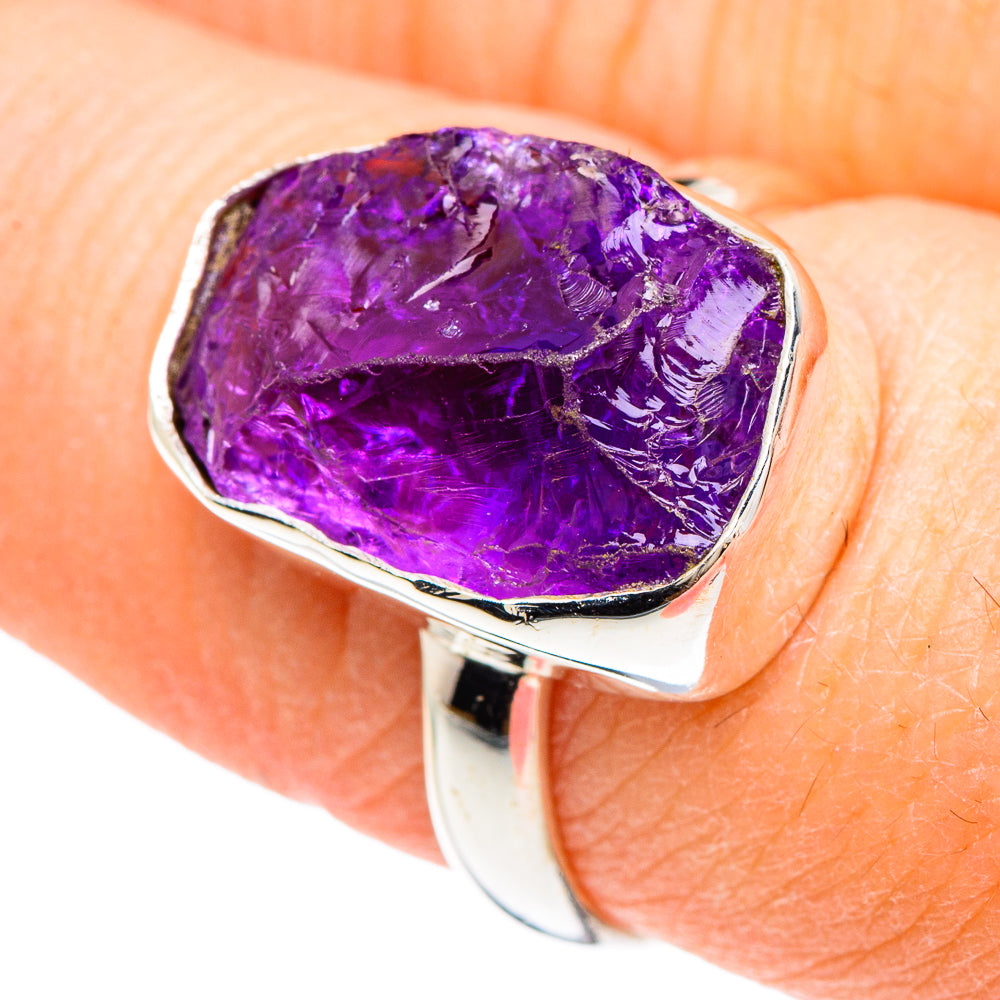 Amethyst Rings handcrafted by Anasilvercos - RING90645