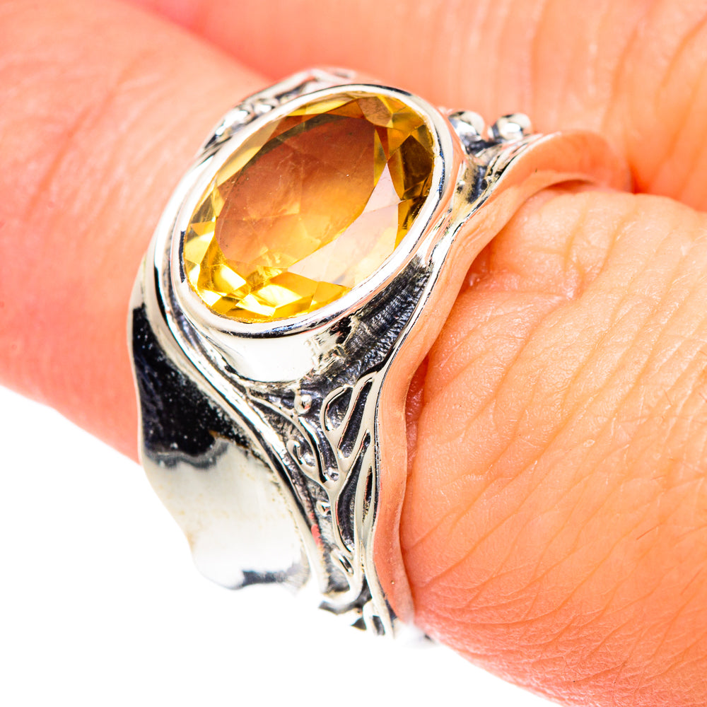 Citrine Rings handcrafted by Anasilvercos - RING90668