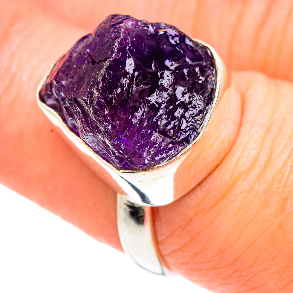 Amethyst Rings handcrafted by Anasilvercos - RING90679
